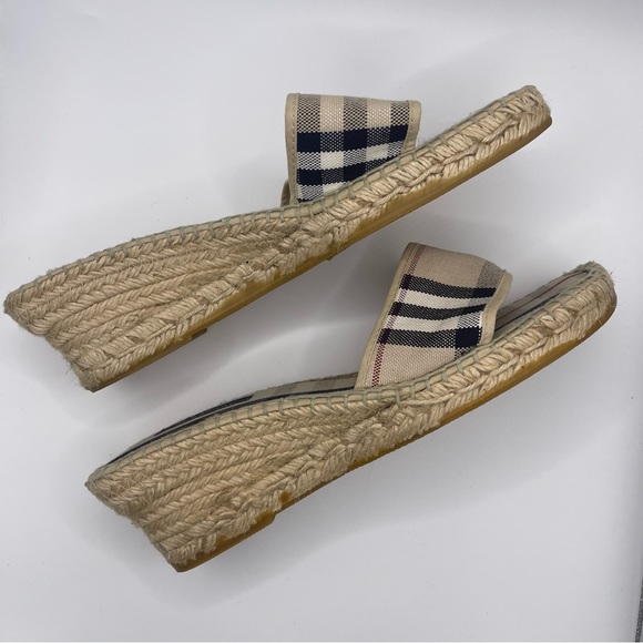 Burberry | Espadrille Slip on Wedge Sandal | EU40 - Picture 5 of 16